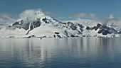 Icebergs and Antarctic coast