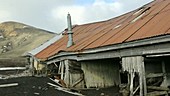 Abandoned building in Antarctica