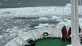 Antarctic transport ship