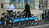 Bike hire scheme in London