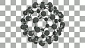 Buckminsterfullerene molecule, animation