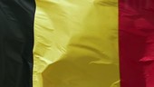 Belgian flag in wind