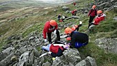 Mountain rescue incident