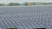 Solar power farm, UK