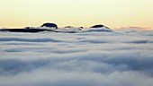 Temperature inversion cloud