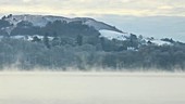 Mist over a lake