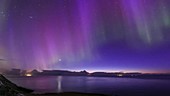 Timelapse of aurora in Iceland