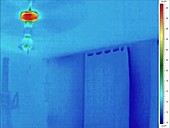 Thermographic timelapse of fan