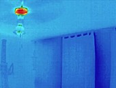 Thermographic timelapse of fan