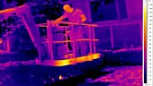 Thermographic of cherry picker
