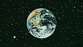 Earth seen from Apollo 17