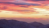 Sunset from the summit of Red Screes, UK