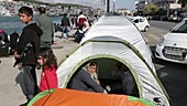 Syrian refugees, Lesbos, Greece