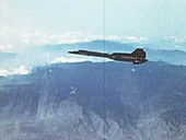 YF-12A supersonic aircraft in flight