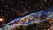 Zooming in to the Veil Nebula