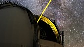 Keck Telescope laser guide star