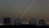 Keck Telescopes laser guide stars