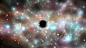 Gravitational waves from black hole merger