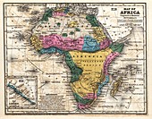 Map of Africa,1839