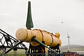 Tidal energy turbine,Orkney,UK