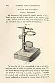 Charles Darwin's microscope,1865
