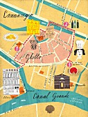 Karte von Ghetto, Venedig