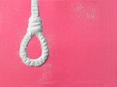 Sugar in the shape of a noose