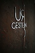 The logo of the restaurant 'Urgestein' in Neustadt