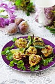 Spicy stuffed figs