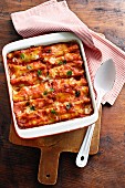 Überbackene Cannelloni mit Rindfleisch und Ricotta