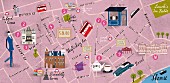 Karte Soho, London