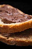 Chocolate spread on bread