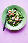 Xam Noh Maai Farang (green asparagus salad with prawns and minced meat, Thailand)