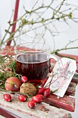 Mulled wine as a Christmas drink