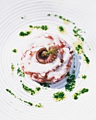 Octopus with herb oil (Greece)