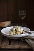 Porcini mushroom risotto with Parmesan