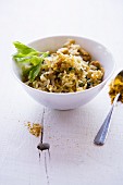 Khao Pad Pong Carry (fried rice with Indian curry powder, Thailand)