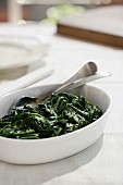 Spinach With Garlic and Lemon