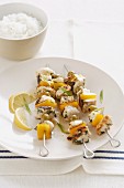 Easy Fish kebabs