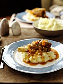 Potato & Celeriac Mash with Braised Lamb Shanks