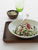 No-Stir Prosciutto & Pea Risotto