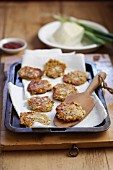 Ricotta and Ham Fritters