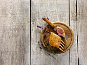 Rack of lamb with lavender