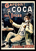 Postcard advertising Coca des Incas
