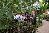 Botanical greenhouse school trip