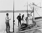 USS Holland as training submarine,1900s