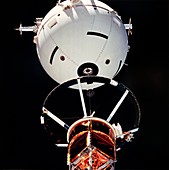 Deployment ot TSS-1 tethered staellite,STS-46