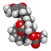 Advantame sugar substitute molecule