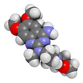 Alfuzosin BPH drug molecule