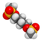 Busulfan chemotherapy drug molecule